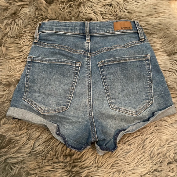 Garage Ultra High Rise Denim Shorts - Picture 2 of 3